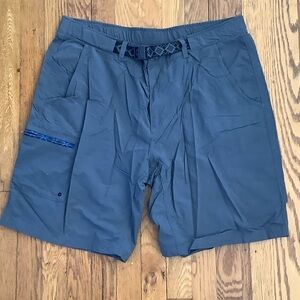 Men's Columbia Omni Shade Blue Cargo Shorts